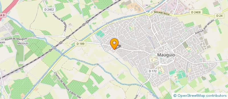 localisation de l'entreprise MONSIEUR SEBASTIEN MOLINA  MAUGUIO