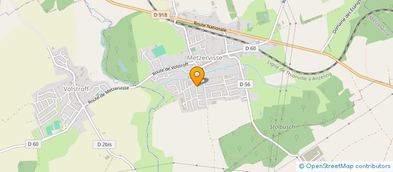 localisation de l'entreprise MONSIEUR SEBASTIEN MONACO  METZERVISSE