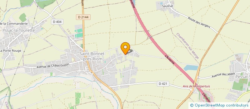 localisation de l'entreprise MONSIEUR SEBASTIEN MONCOUYOUX  SAINT-BONNET-PRES-RIOM