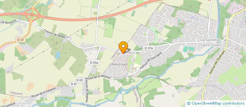 localisation de l'entreprise MONSIEUR SEBASTIEN MONDON  LA SALVETAT-SAINT-GILLES