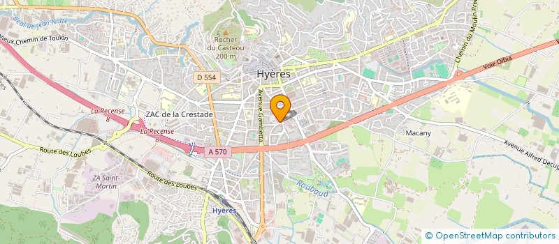 localisation de l'entreprise MONSIEUR SEBASTIEN MONDOT  HYERES