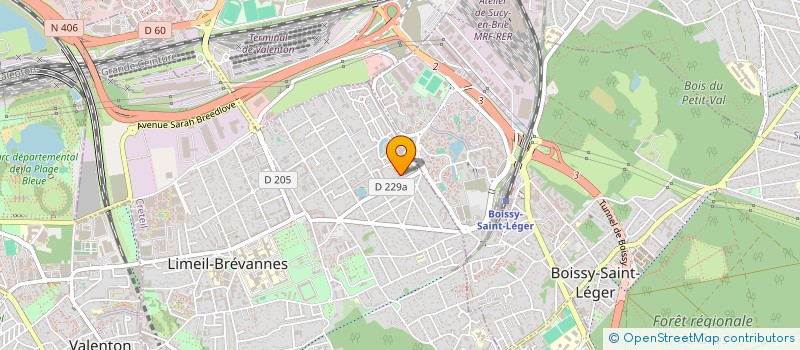 localisation de l'entreprise MONSIEUR SEBASTIEN MONDZONGO à LIMEIL-BREVANNES