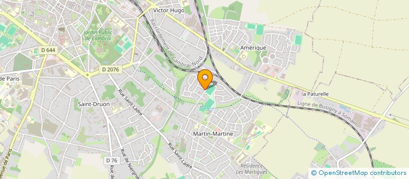 localisation de l'entreprise MONSIEUR SEBASTIEN MONGAUDON  CAMBRAI