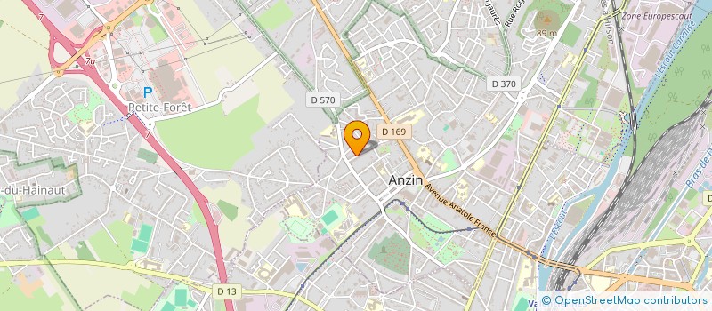 localisation de l'entreprise MONSIEUR SEBASTIEN MONIER  ANZIN