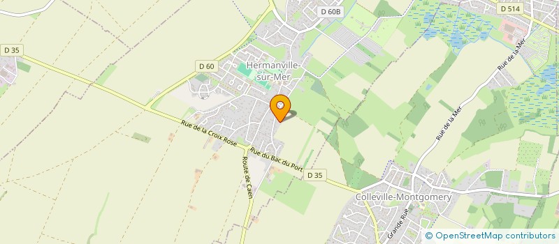 localisation de l'entreprise MONSIEUR SEBASTIEN MONNET  HERMANVILLE-SUR-MER