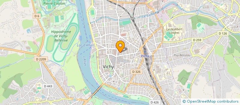 localisation de l'entreprise MONSIEUR SEBASTIEN MONTAGNE à VICHY
