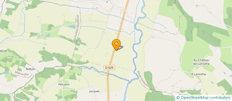 localisation de l'entreprise MONSIEUR SEBASTIEN MONTAGNER  LABARTHE