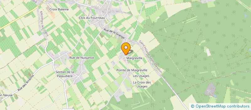 localisation de l'entreprise MONSIEUR SEBASTIEN MONTIGNY à MEZIERES-LEZ-CLERY