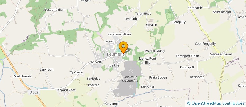 localisation de l'entreprise MONSIEUR SEBASTIEN MONTOIS  PEUMERIT