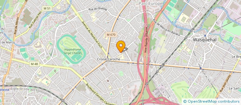 localisation de l'entreprise MONSIEUR SEBASTIEN MONTPELLIER à MARCQ-EN-BARŒUL