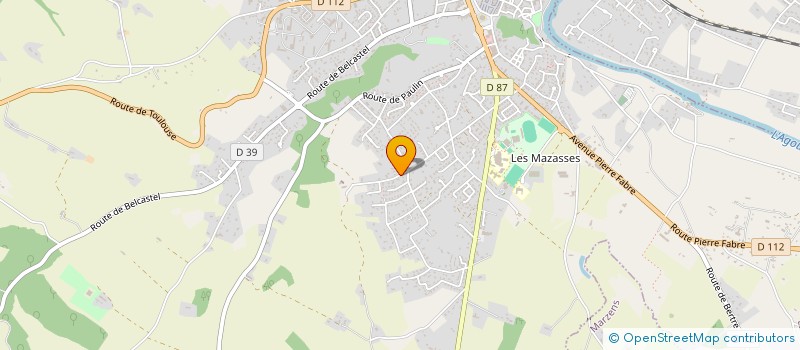 localisation de l'entreprise MONSIEUR SEBASTIEN MORCET  LAVAUR