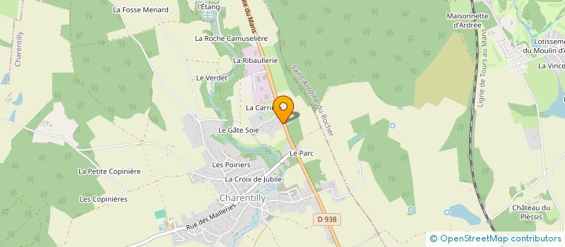 localisation de l'entreprise MONSIEUR SEBASTIEN MOREAU à CHARENTILLY