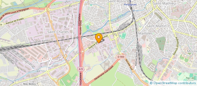 localisation de l'entreprise MONSIEUR SEBASTIEN MOREAU  PERPIGNAN