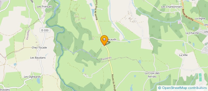 localisation de l'entreprise MONSIEUR SEBASTIEN MOREAU  CHARNAT