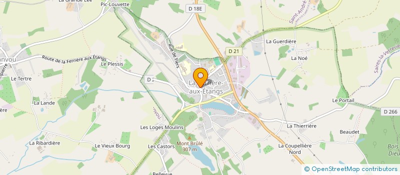 localisation de l'entreprise MONSIEUR SEBASTIEN MOREL à LA FERRIERE-AUX-ETANGS