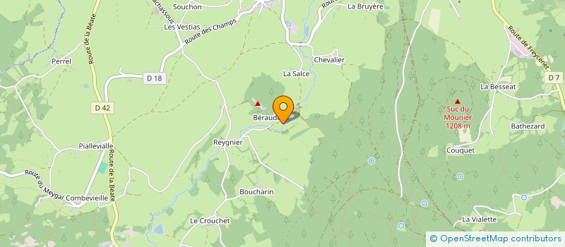 localisation de l'entreprise MONSIEUR SEBASTIEN MOREL  VAZEILLES-LIMANDRE