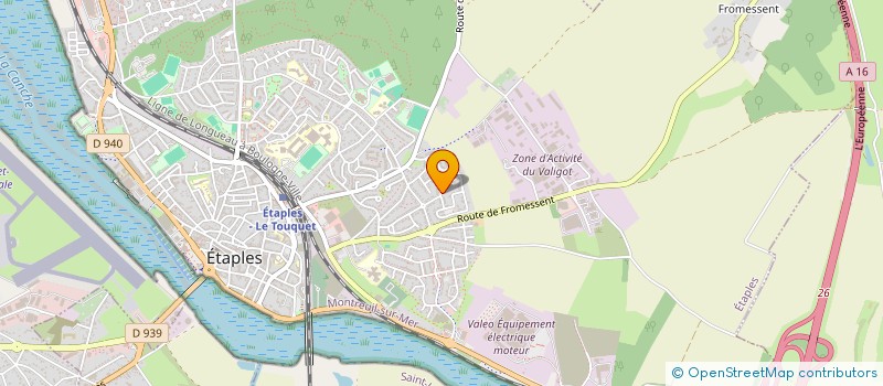 localisation de l'entreprise MONSIEUR SEBASTIEN MOREL  ETAPLES