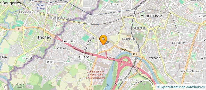 localisation de l'entreprise MONSIEUR SEBASTIEN MOREL  GAILLARD