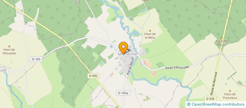 localisation de l'entreprise MONSIEUR SEBASTIEN MORELLE  ANGOMONT