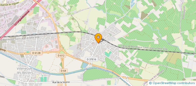 localisation de l'entreprise MONSIEUR SEBASTIEN MORENO  CERS