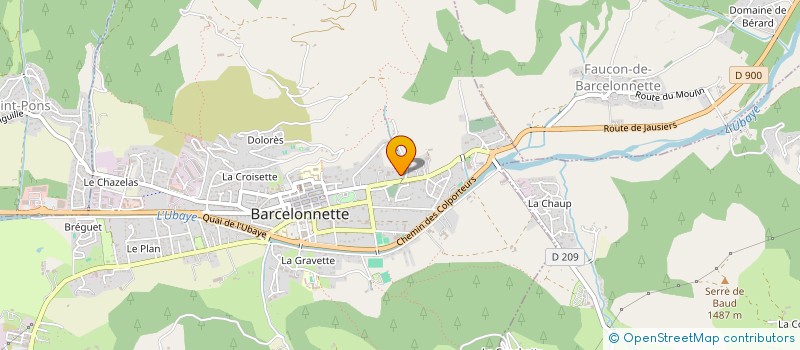localisation de l'entreprise MONSIEUR SEBASTIEN MORENO à BARCELONNETTE