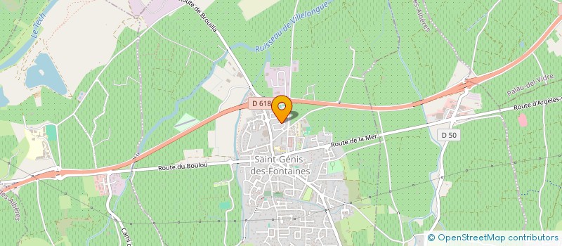 localisation de l'entreprise MONSIEUR SEBASTIEN MORENO  SAINT-GENIS-DES-FONTAINES