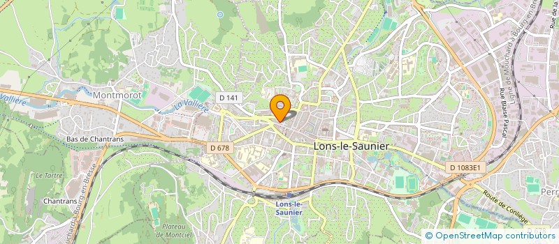 localisation de l'entreprise MONSIEUR SEBASTIEN MOREY à LONS-LE-SAUNIER
