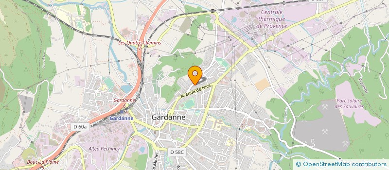localisation de l'entreprise MONSIEUR SEBASTIEN MORICE à GARDANNE