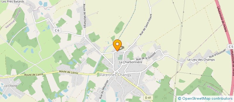 localisation de l'entreprise MONSIEUR SEBASTIEN MORIN à VARENNES-CHANGY