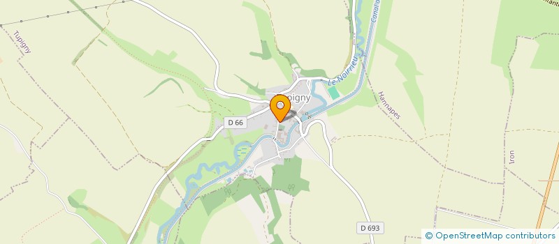 localisation de l'entreprise MONSIEUR SEBASTIEN MORIN  TUPIGNY