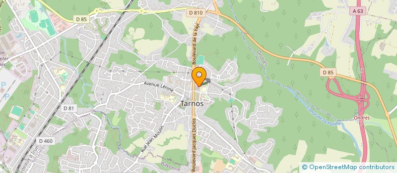 localisation de l'entreprise MONSIEUR SEBASTIEN MORIN  TARNOS