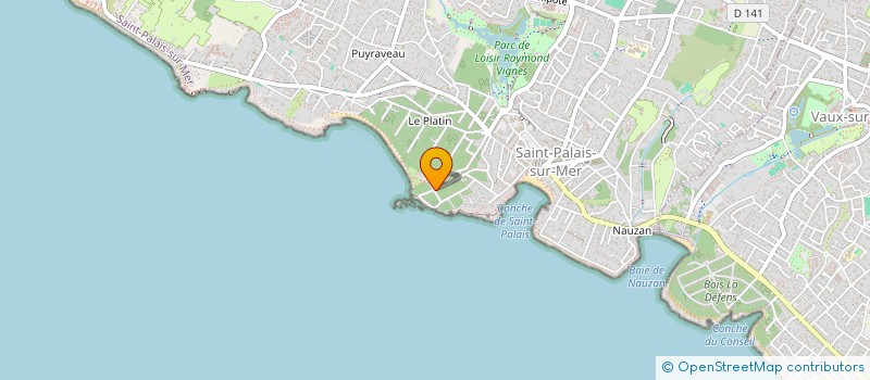 localisation de l'entreprise MONSIEUR SEBASTIEN MORISSEAU  SAINT-PALAIS-SUR-MER