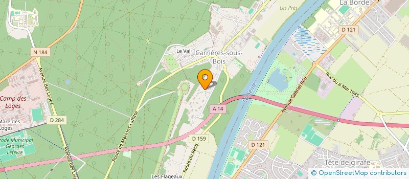 localisation de l'entreprise MONSIEUR SEBASTIEN MORLAT  LE MESNIL-LE-ROI