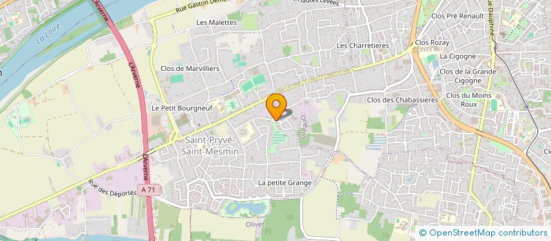 localisation de l'entreprise MONSIEUR SEBASTIEN MORNET à SAINT-PRYVE-SAINT-MESMIN