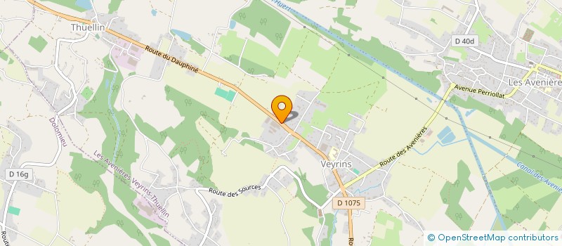 localisation de l'entreprise MONSIEUR SEBASTIEN MOSNIER  LES AVENIERES VEYRINS-THUELLIN