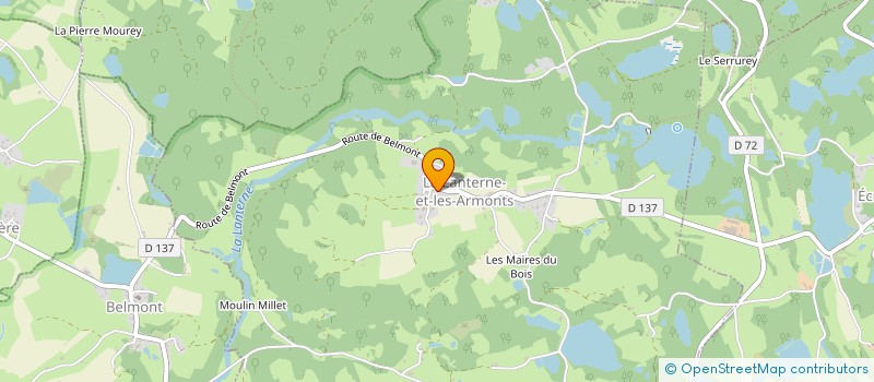 localisation de l'entreprise MONSIEUR SEBASTIEN MOUGENOT  LA LANTERNE-ET-LES-ARMONTS