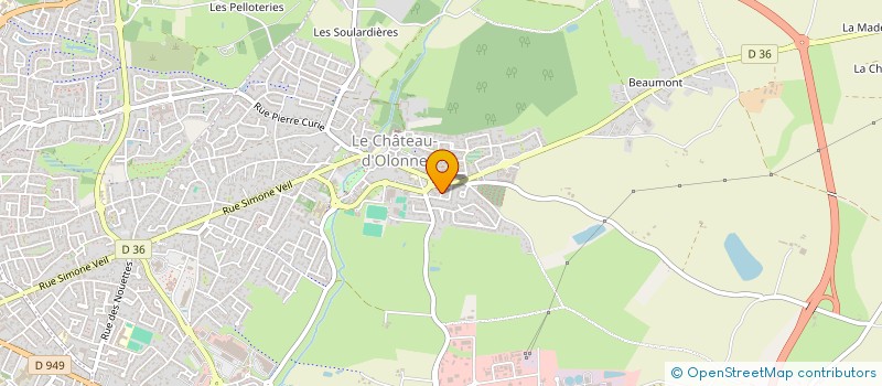 localisation de l'entreprise MONSIEUR SEBASTIEN MOUHE à LES SABLES D'OLONNE