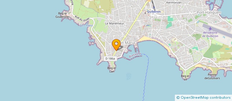 localisation de l'entreprise MONSIEUR SEBASTIEN MOULIN à QUIBERON