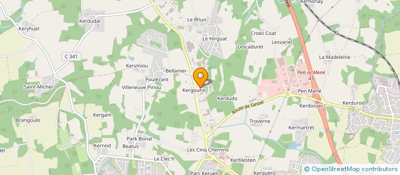 localisation de l'entreprise MONSIEUR SEBASTIEN MOULIN  GUIDEL