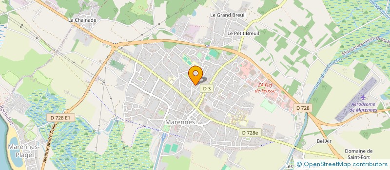 localisation de l'entreprise MONSIEUR SEBASTIEN MOUMON à MARENNES-HIERS-BROUAGE