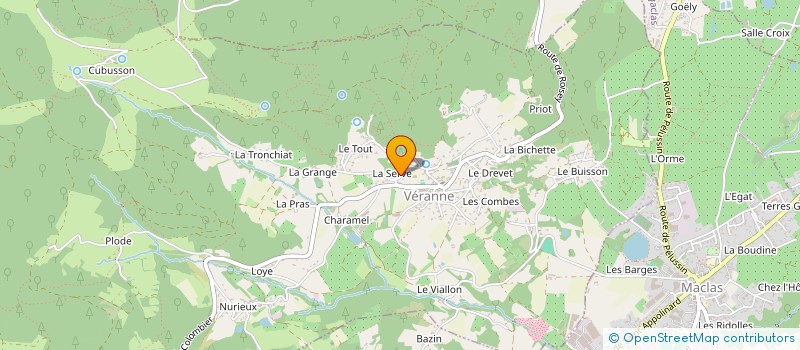 localisation de l'entreprise MONSIEUR SEBASTIEN MOUNIER  VERANNE