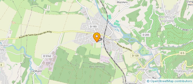 localisation de l'entreprise MONSIEUR SEBASTIEN MOUREAUX  DOMBLANS