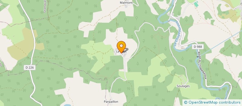 localisation de l'entreprise MONSIEUR SEBASTIEN MOURGUES  AUROUX