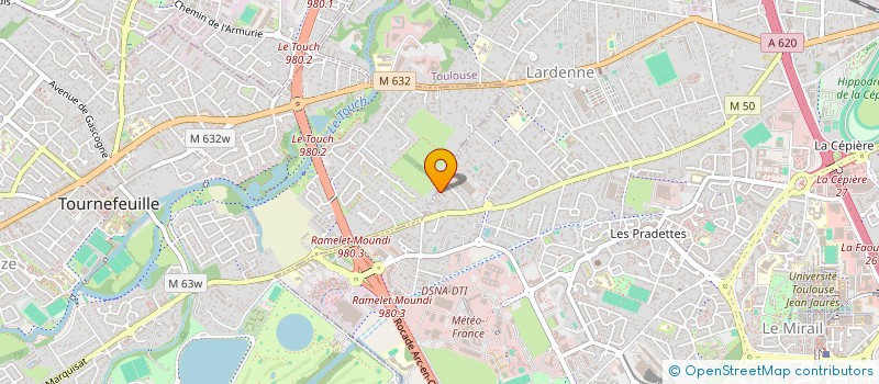 localisation de l'entreprise MONSIEUR SEBASTIEN MOURLAN  TOULOUSE
