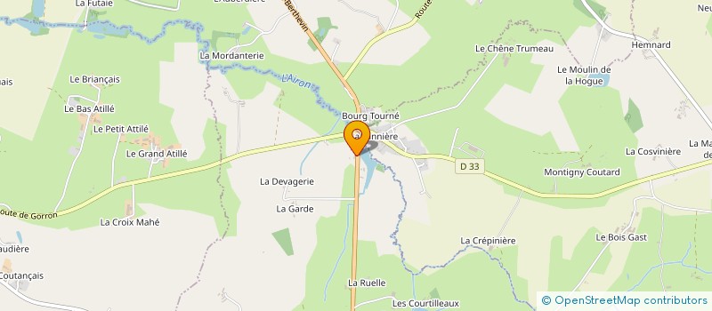 localisation de l'entreprise MONSIEUR SEBASTIEN MOUTEL à MONTAUDIN