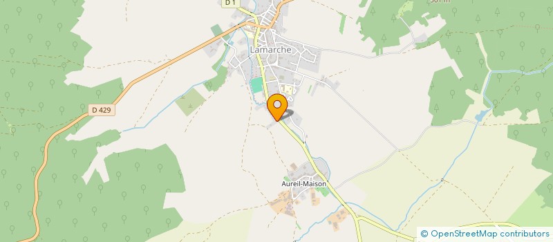 localisation de l'entreprise MONSIEUR SEBASTIEN MOUTHON à LAMARCHE