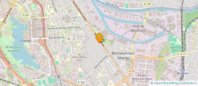 localisation de l'entreprise MONSIEUR SEBASTIEN MOUYAL  SUCY-EN-BRIE