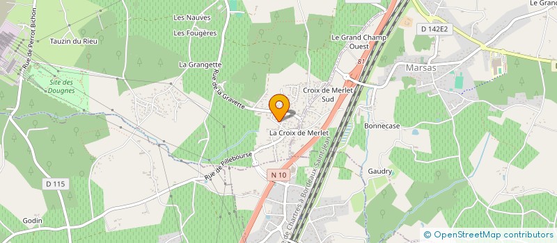 localisation de l'entreprise MONSIEUR SEBASTIEN MUGICA  CUBNEZAIS