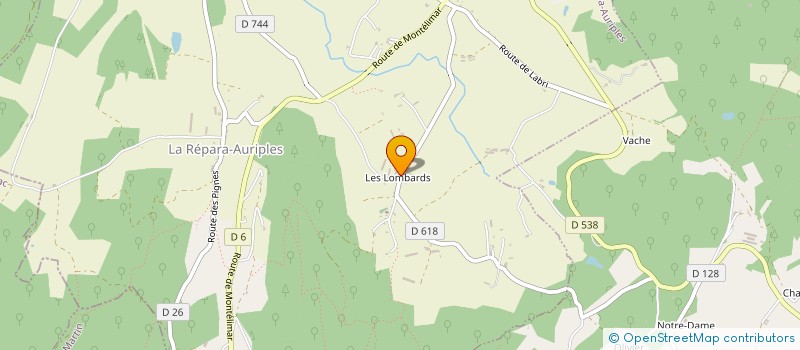 localisation de l'entreprise MONSIEUR SEBASTIEN MULLER  LA REPARA-AURIPLES