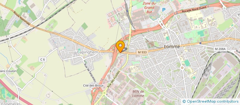 localisation de l'entreprise MONSIEUR SEBASTIEN MULLER à LILLE